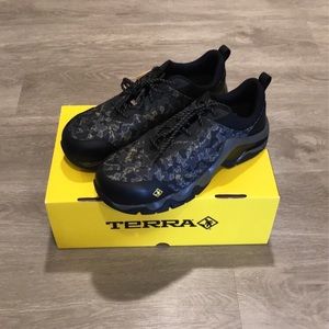 Terra Camo Safety Toe work shoes